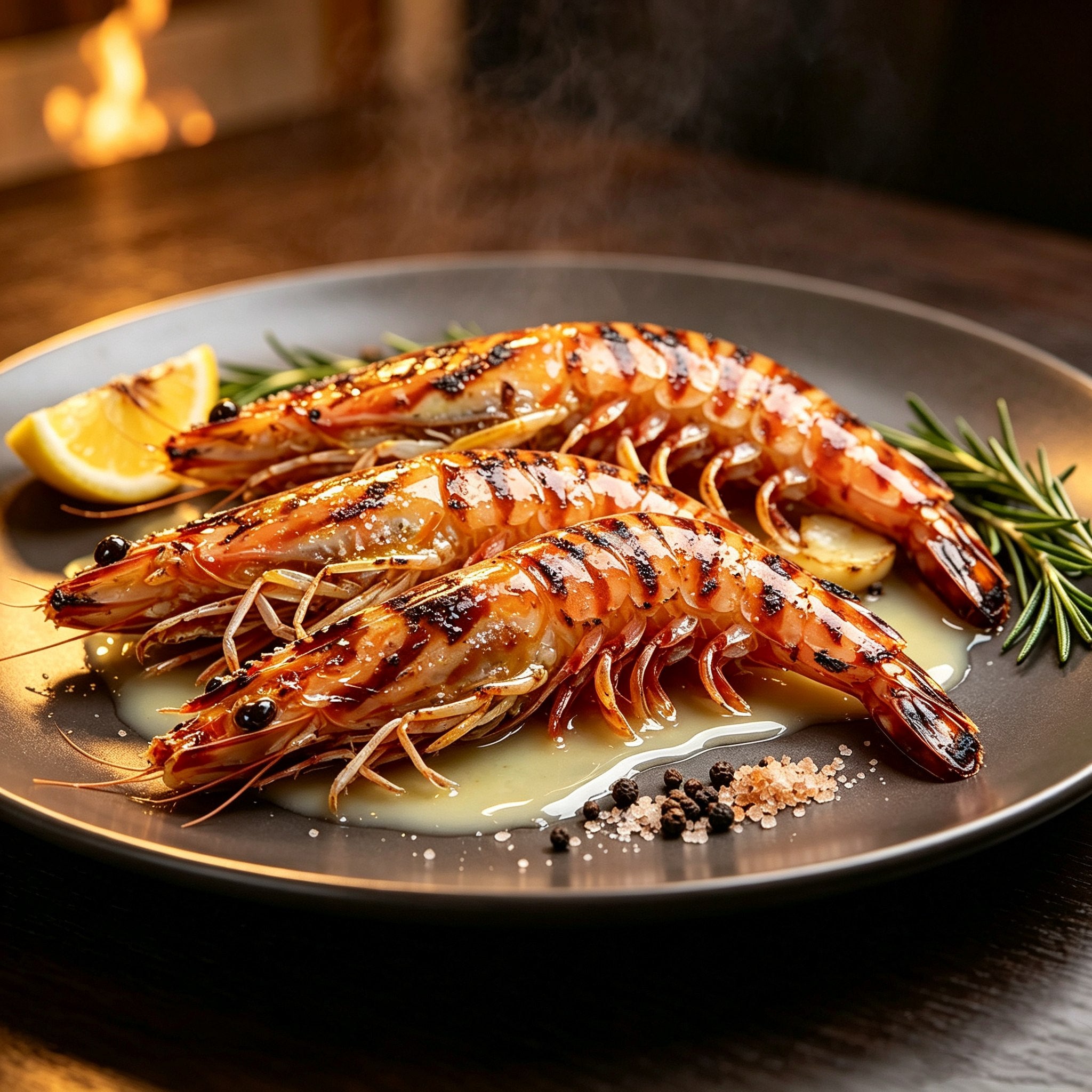 Extra Large Deep Sea Tiger Prawns (Banded Prawns) 350g